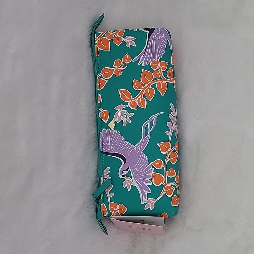 kate spade New York Bird Party Pencil Case